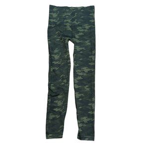Women's‎ SPANX Green Camo Leggings Large Excellent Condition
